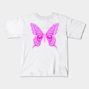 Butterfly, pink Kids T-Shirt